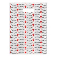 Sherman Dental WE CARE WITH HEARTS SCATTER BAG 7" x 10"